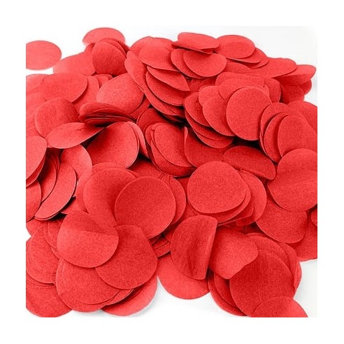 80g de confettis de scène diam 5cm noir