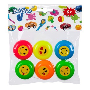 Set 6 Yo-yos souriants 2