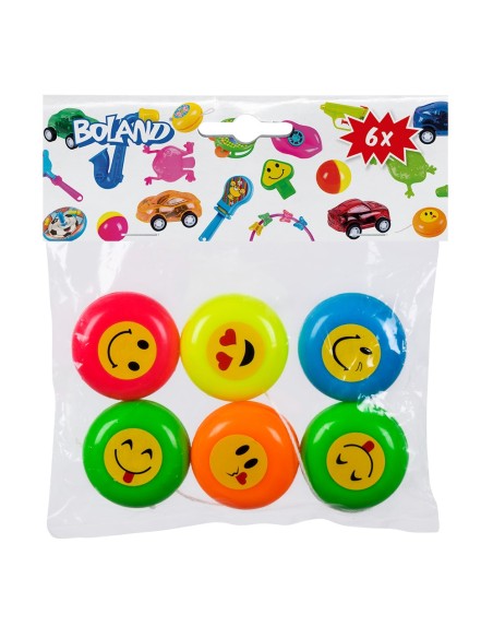 Set 6 Yo-yos souriants