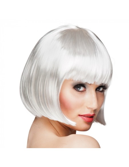 Perruque Cabaret blanc