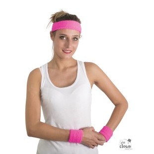 Noeud papillon rose fluo