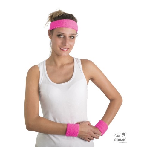 Noeud papillon rose fluo