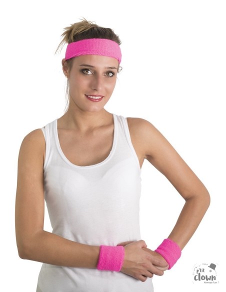 Noeud papillon rose fluo