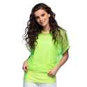 Top en résille vert fluo M/L