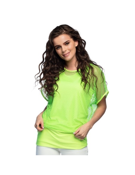 Bandeau 80's fluo jaune