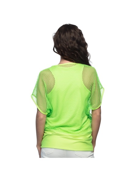 Bandeau 80's fluo jaune