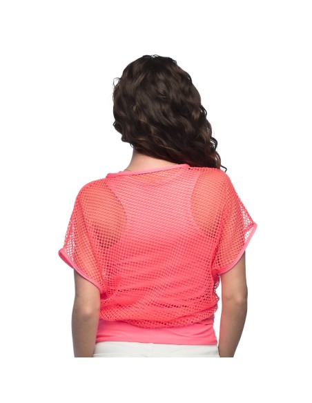 Bandeau 80's fluo rose