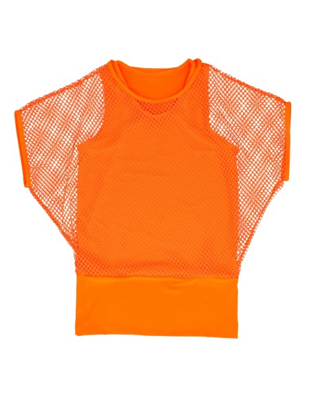 Bandeau 80's fluo orange