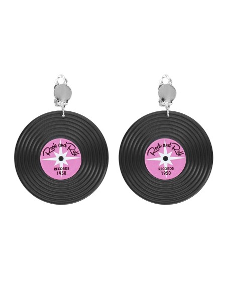 Boucles d'oreilles jaune néon