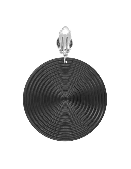 Boucles d'oreilles jaune néon