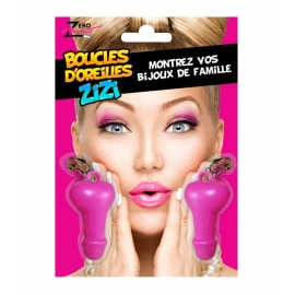 Boucles d'oreille zizi