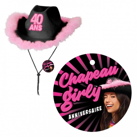 Chapeau girly 30 ans