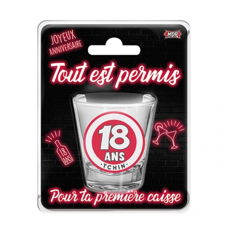 Verre shooter 1 an de plus