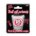 Verre shooter 18 ans