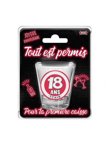 Verre shooter 1 an de plus