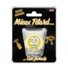 Verre shooter 18 ans