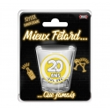 Verre shooter 20 ans