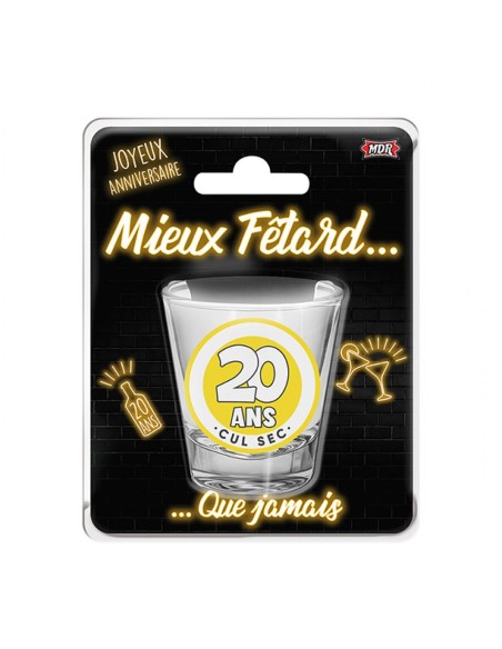 Verre shooter 18 ans