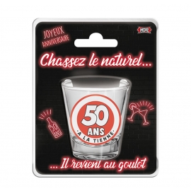 Verre shooter 40 ans