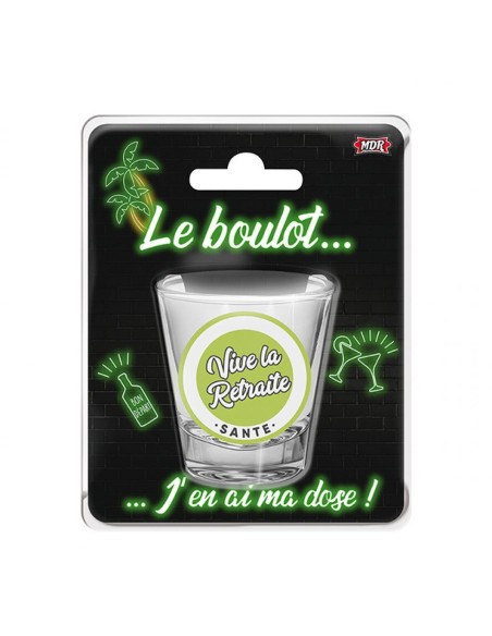 Verre shooter 60 ans