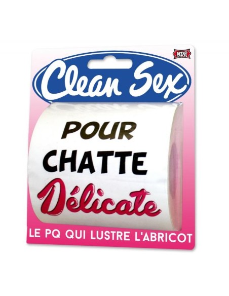 Papier toilette clean sex homme