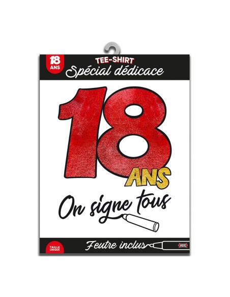 T-Shirt à dédicacer Joyeux anniversaire