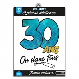 T-Shirt à dédicacer 20 ans