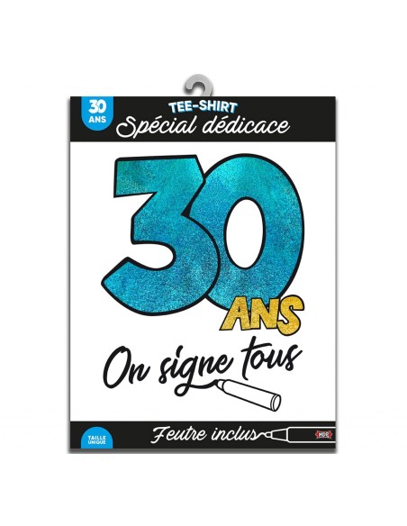 T-Shirt à dédicacer 20 ans