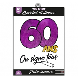 T-shirt anniversaire femme: 40ans (x1)