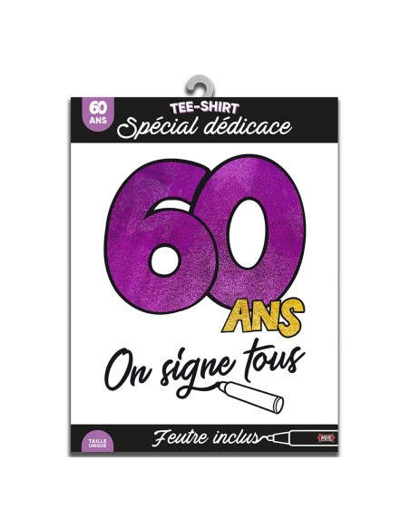T-Shirt à dédicacer 50 ans
