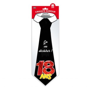 Cravate géante 18 ans