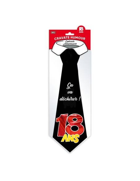 Cravate géante 18 ans