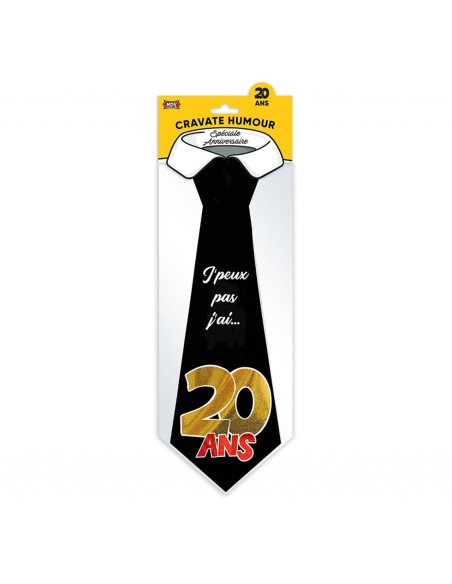 Cravate géante 20 ans