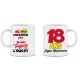 Mug 18 ans homme