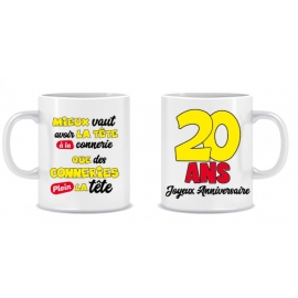 Mug 20 ans