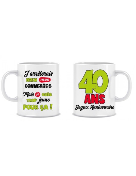 Mug 40 ans homme