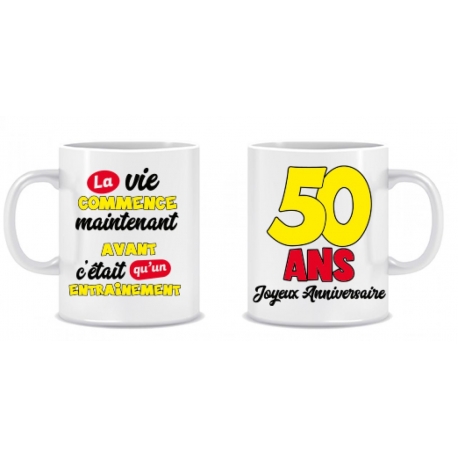 Mug 50 ans homme