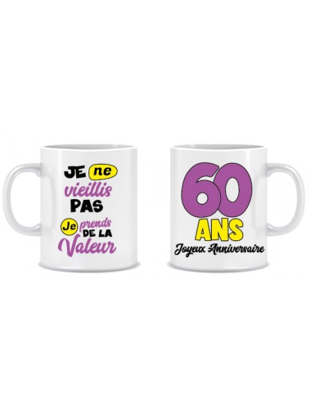 Mug 60 ans homme