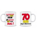 Mug 70 ans