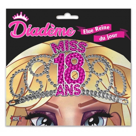 Diadème miss rose - Anniversaire