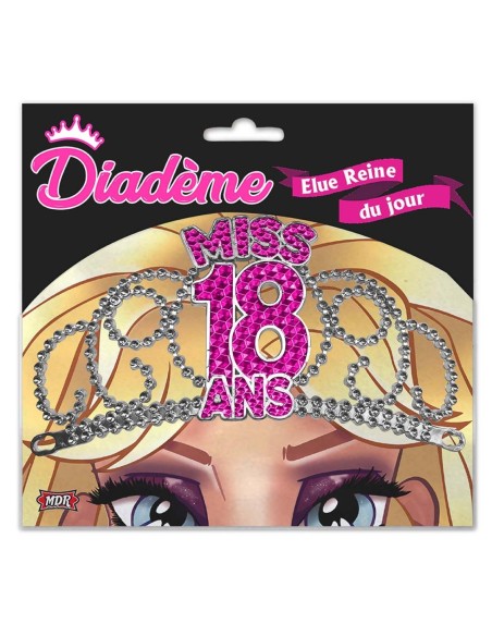 Diadème miss rose - Anniversaire