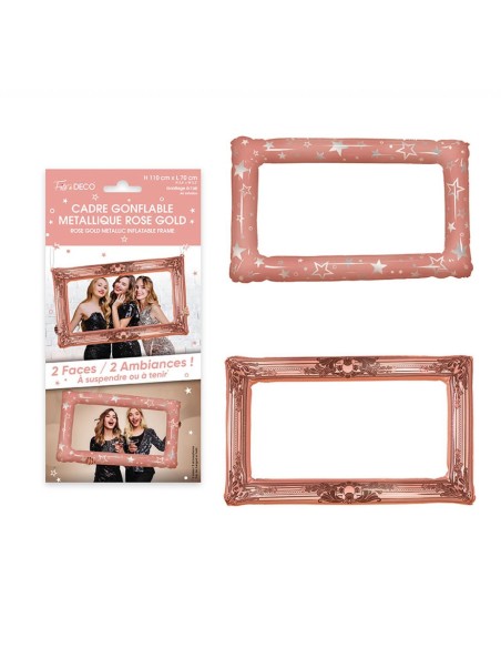 Cadre gonflable métallique - or