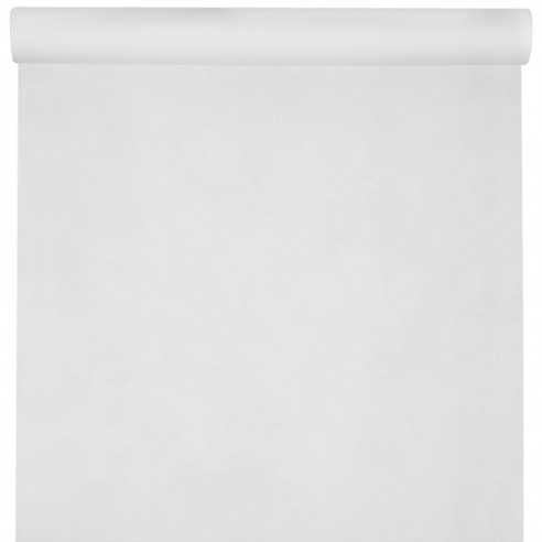 Rouleau de nappe intissée 10m - Blanc