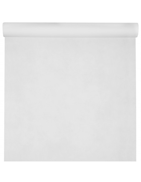 Rouleau de nappe intissée 10m - Blanc