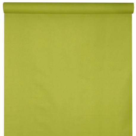 Rouleau de nappe intissée 10m - Vert pomme