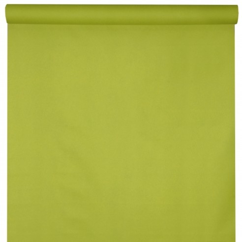 Rouleau de nappe intissée 10m - Vert pomme
