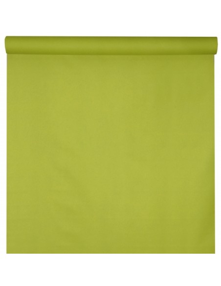 Rouleau de nappe intissée 10m - Vert pomme