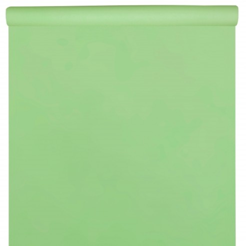 Rouleau de nappe intissée 10m - Vert pomme