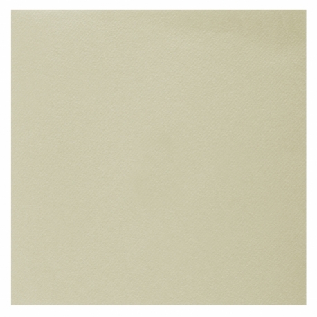 25 serviettes voie sèche 40x40cm - Ivoire