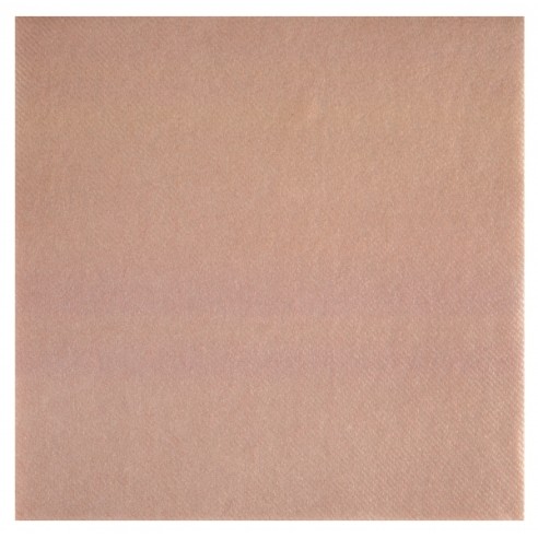 25 serviettes voie sèche 40x40cm - Or